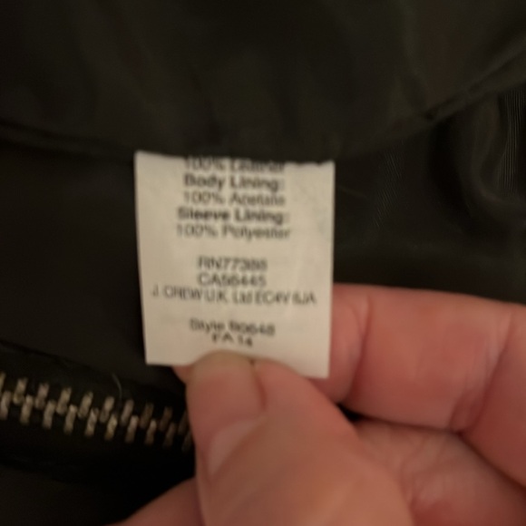 NWT Madewell Leather Motorcycle Jacket - Picture 10 of 11